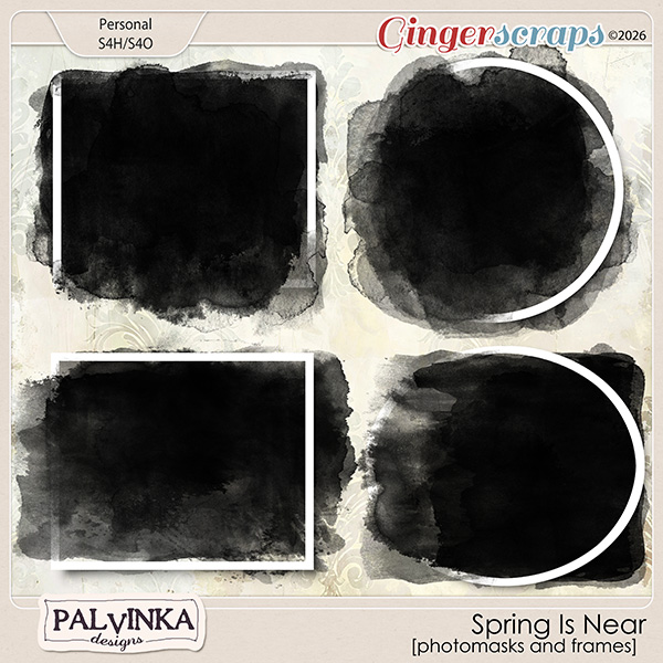 Spring Is Near Photomasks and Frames by Palvinka Designs