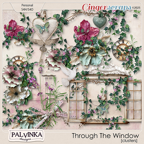 Through The Window Clusters by Palvinka Designs