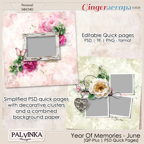 Year Of Memories - June QP-Plus by Palvinka Designs