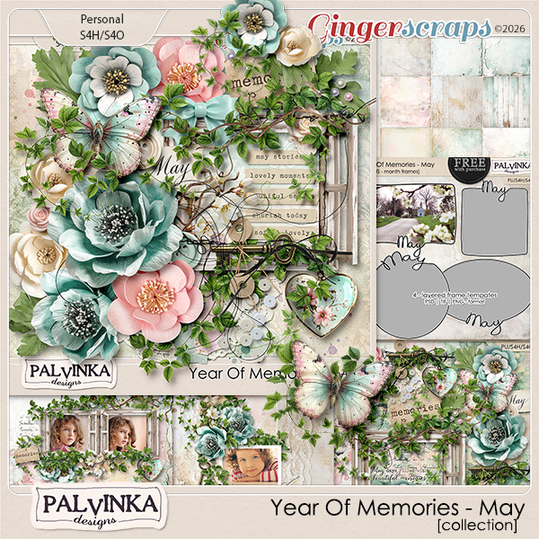 Year Of Memories - May Collection by Palvinka Designs