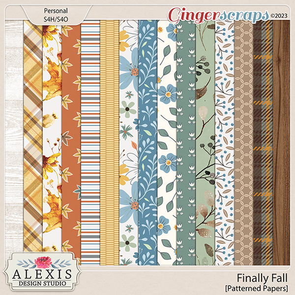 Finally Fall - Patterned Papers