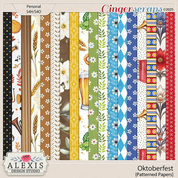 Oktoberfest - Patterned Papers