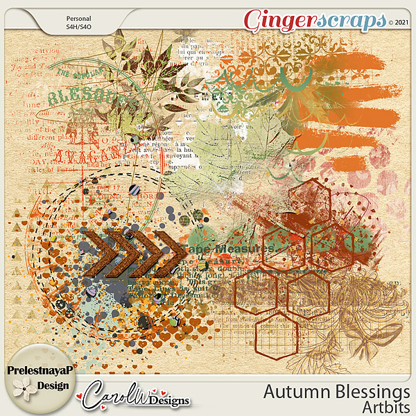 Autumn blessings Artbits by PrelestnayaP Design and CarolW Designs