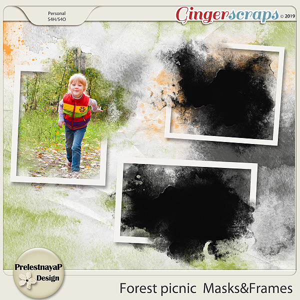 Forest picnic Masks&Frames