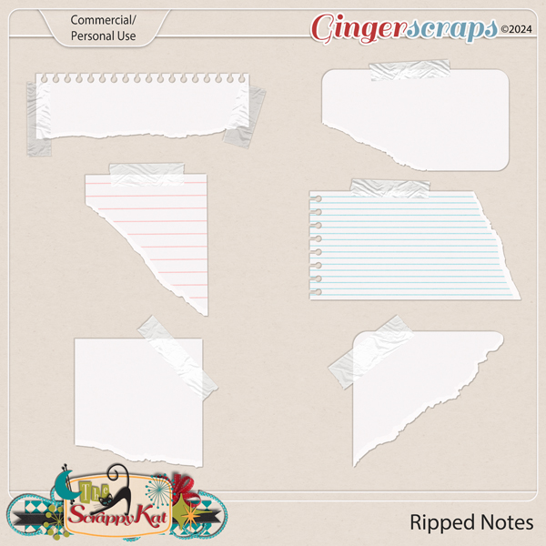 Ripped Notes by The Scrappy Kat