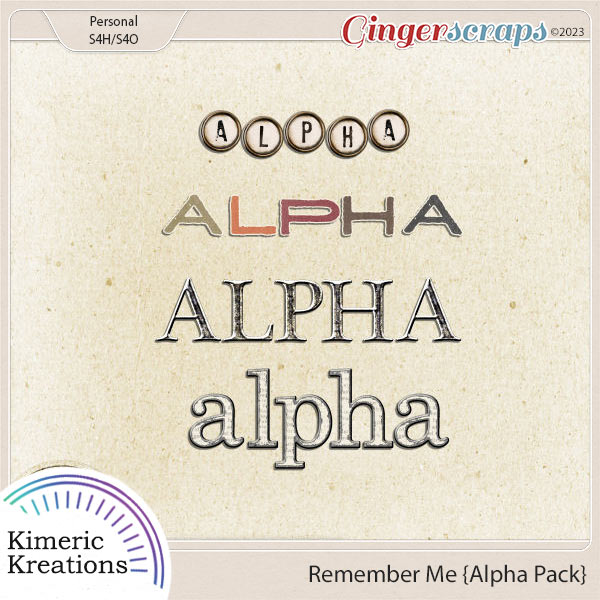 Remember Me Alpha by Kimeric Kreations 