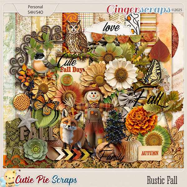Rustic Fall Page Kit
