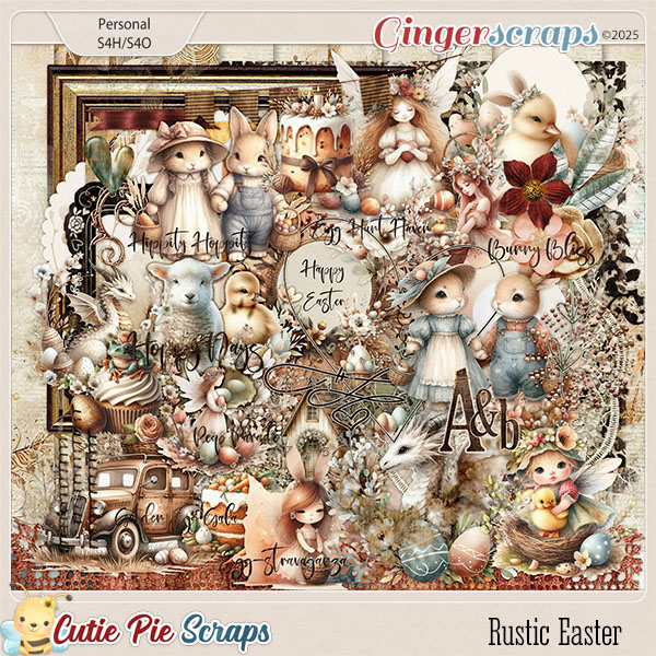 Rustic Easter Page Kit