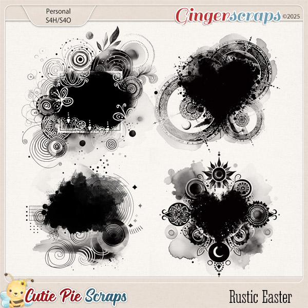 Rustic Easter Photo Masks