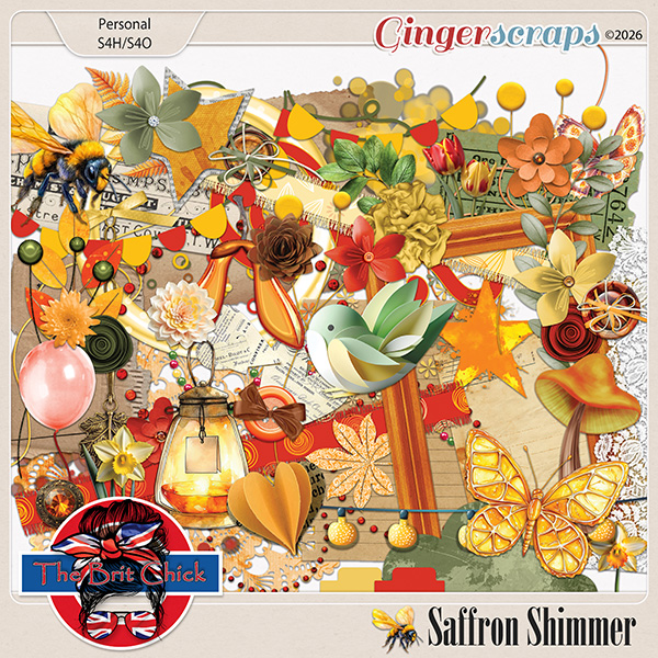 Saffron Shimmer Elements By The Brit Chick