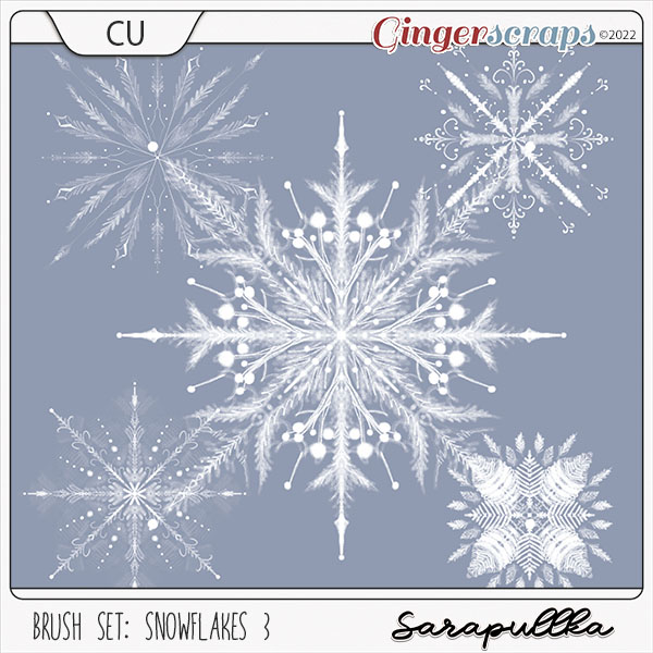 Brush Set: Snowflakes 3