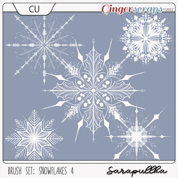 Brush Set: Snowflakes 4