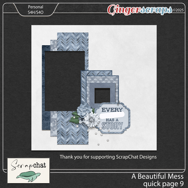 A Beautiful Mess Quick Page 9 by ScrapChat Designs