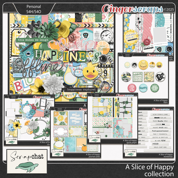 A Slice of Happiness Collection by ScrapChat Designs