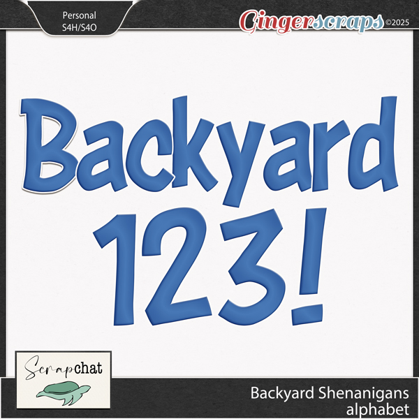 Backyard Shenanigans Alpha by ScrapChat Designs