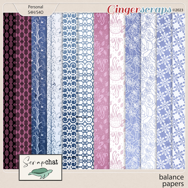 Balance Extra Papers by ScrapChat Designs
