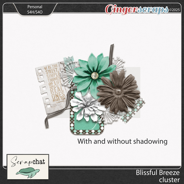 Blissful Breeze Cluster Five by ScrapChat Designs
