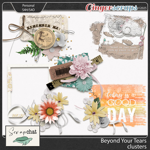 Beyond Your Tears Clusters by ScrapChat Designs