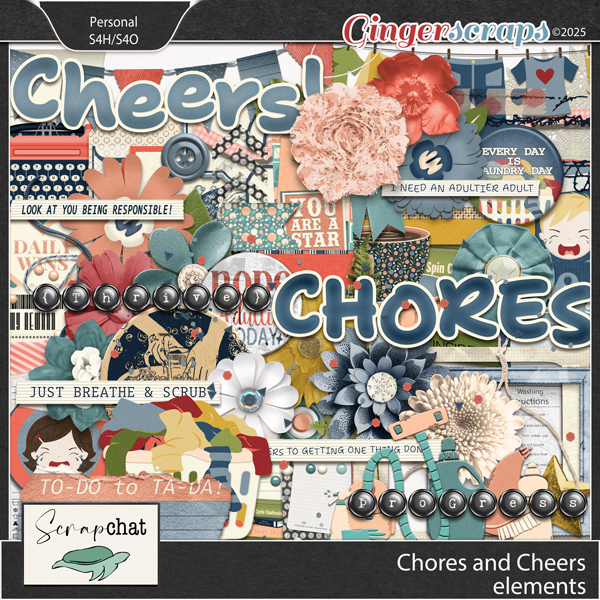 Chores and Cheers Elements by ScrapChat Designs