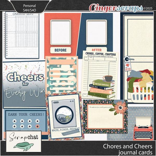 Chores and Cheers Journal Cards by ScrapChat Designs