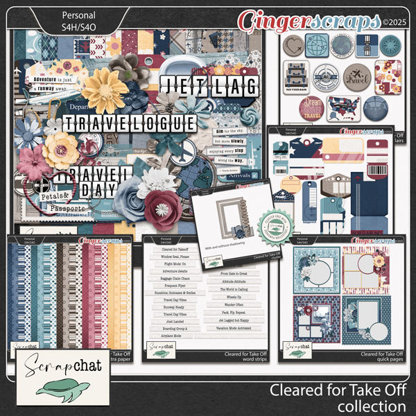Cleared for Take off Collection by ScrapChat Designs
