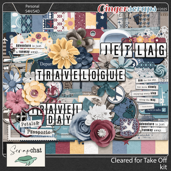 Cleared for Take off Kit by ScrapChat Designs