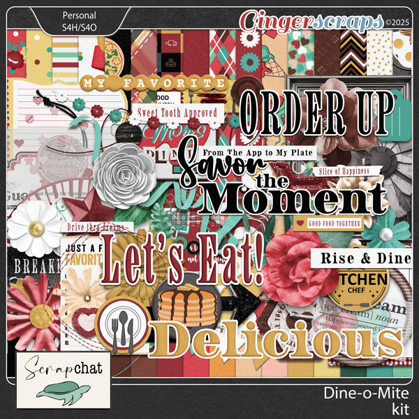 Dine-o-Mite Kit by ScrapChat Designs