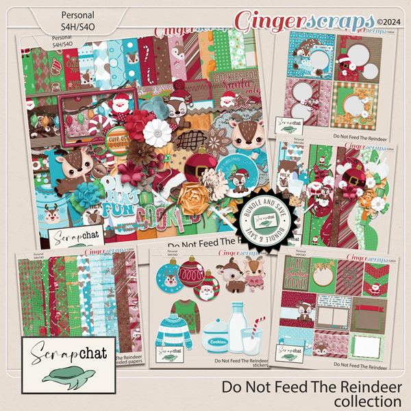 Do Not Feed The Reindeer Collection by ScrapChat Designs