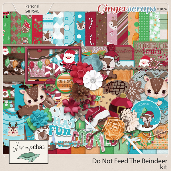 Do Not Feed The Reindeer Kit by ScrapChat Designs