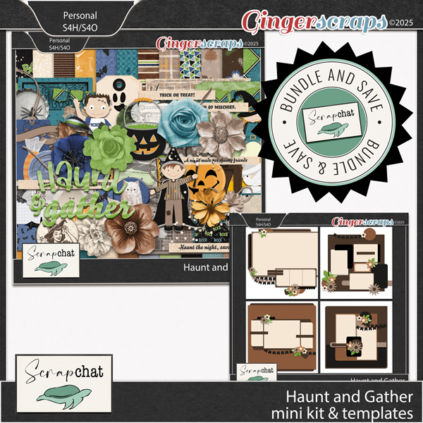 Haunt and Gather Combo by ScrapChat Designs