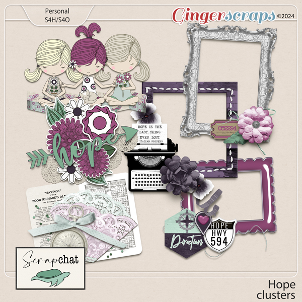 Hope Clusters by ScrapChat Designs