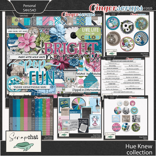 Hue Knew Collection by ScrapChat Designs