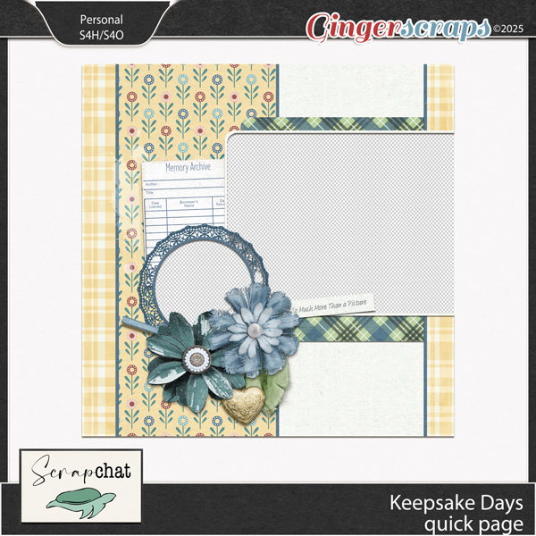 Keepsake Days Quick Pages 5 by ScrapChat Designs
