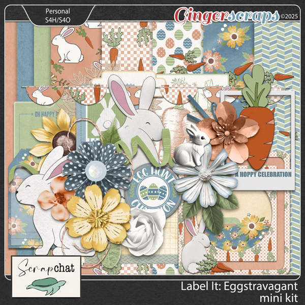 Label It Eggstravegant Mini Kit by ScrapChat Designs