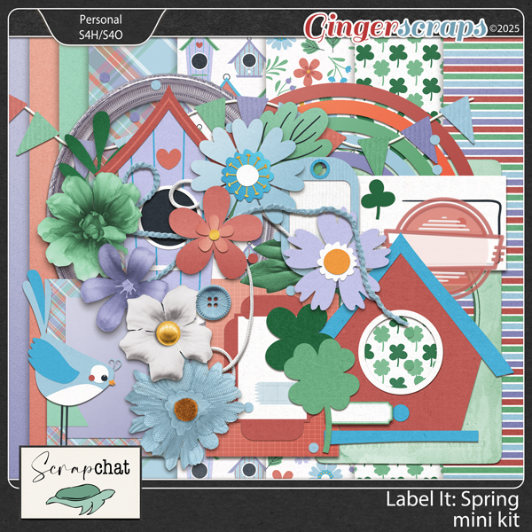 Label It Spring Mini Kit by ScrapChat Designs