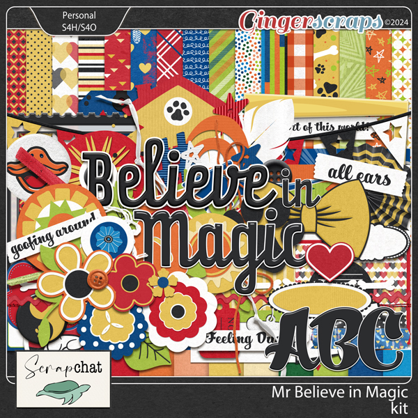 Mr Believe in Magic Kit by ScrapChat Designs