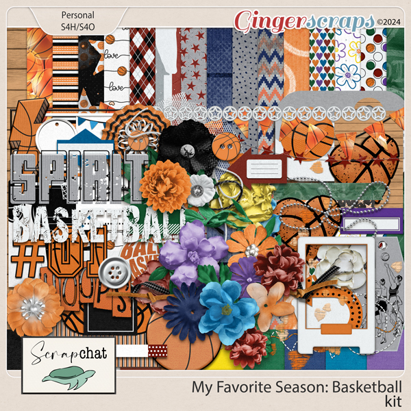 My Favorite Season Basketball Kit by ScrapChat Designs