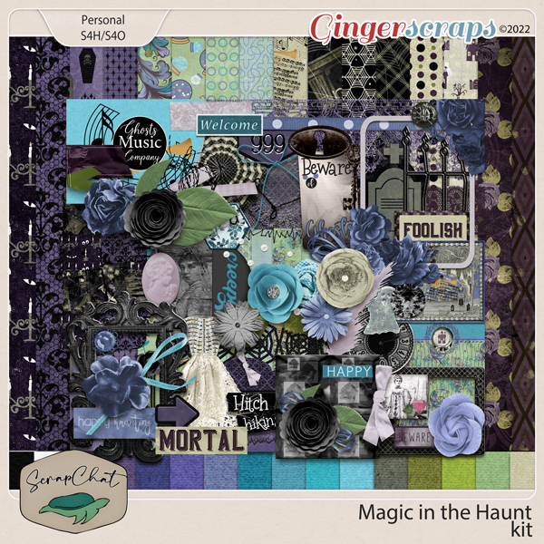 Magic in the Haunt kit by ScrapChat Designs