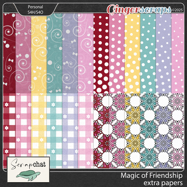 Magic of Friendship Extra Papers by ScrapChat Designs