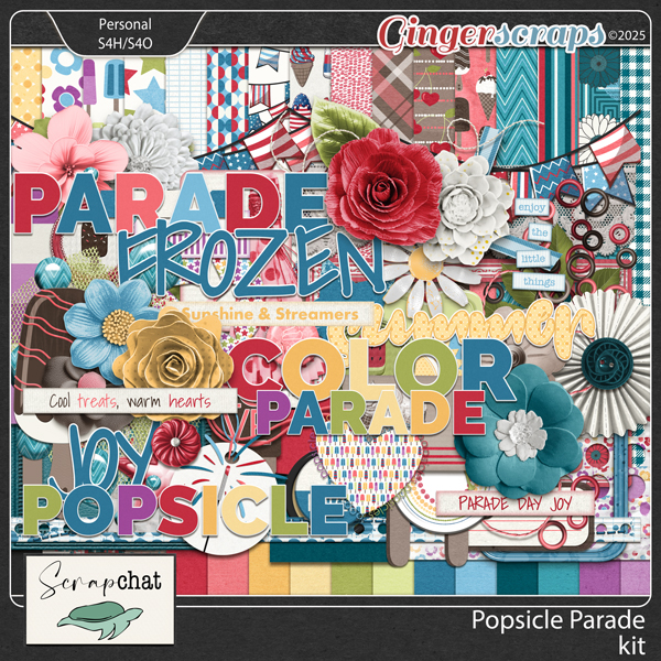 Popsicle Parade Kit by ScrapChat Designs