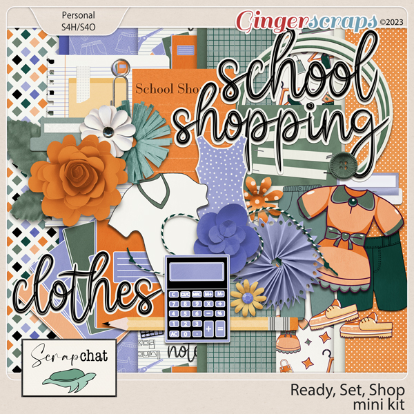 Ready, Set, Shop Mini Kit by ScrapChat Designs