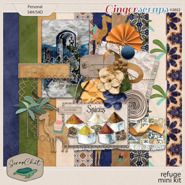 Refuge Mini Kit by ScrapChat Designs