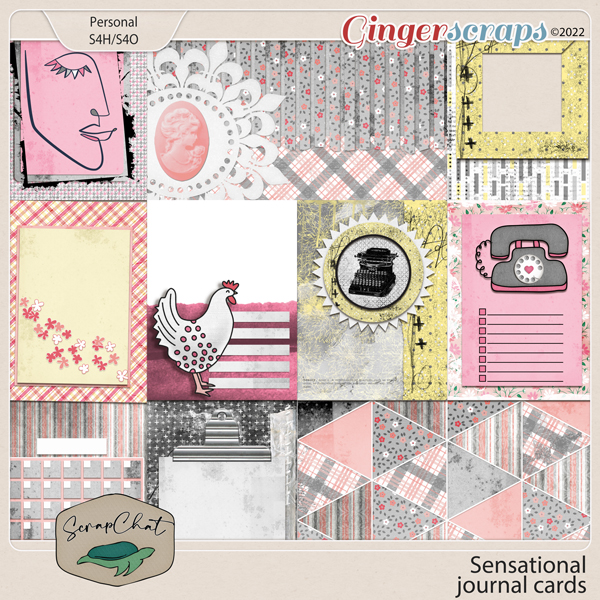 Sensational Journal Cards by ScrapChat Designs