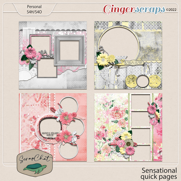 Sensational Quick Pages by ScrapChat Designs