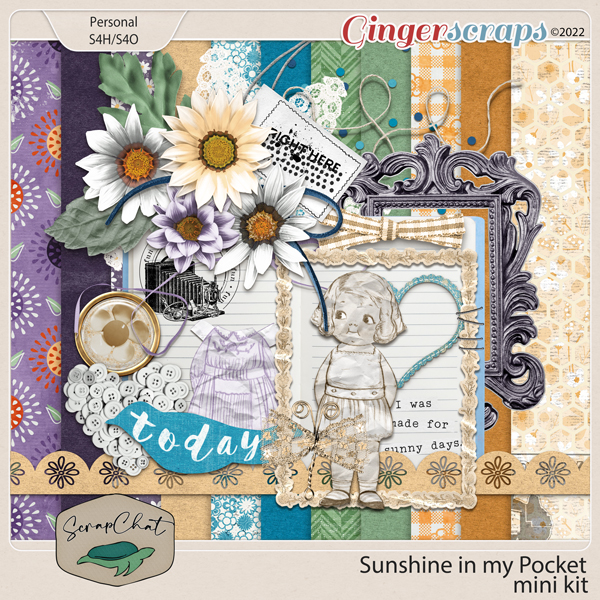 Sunshine in my Pocket Mini Kit by ScrapChat Designs