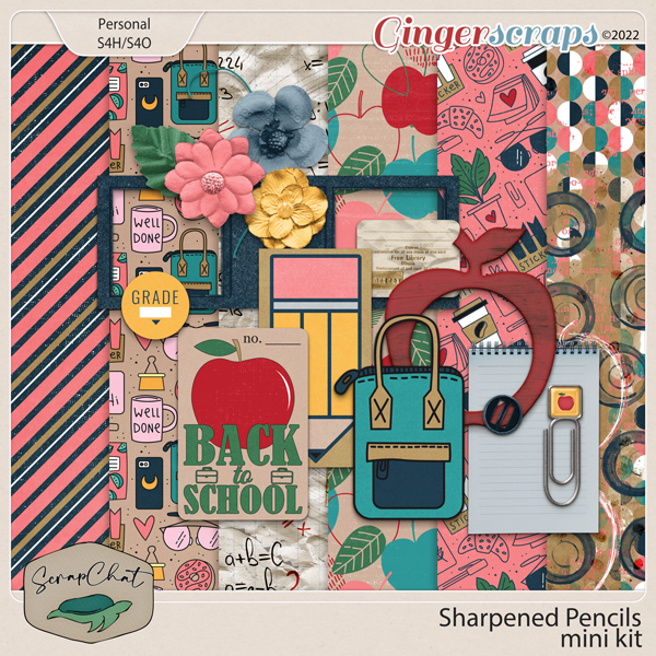 Sharpened Pencils Mini Kit by ScrapChat Designs