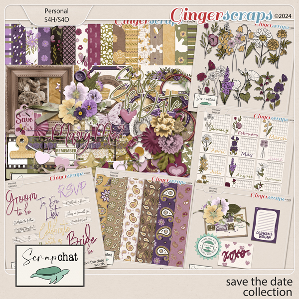 Save The Date Collection by ScrapChat Designs