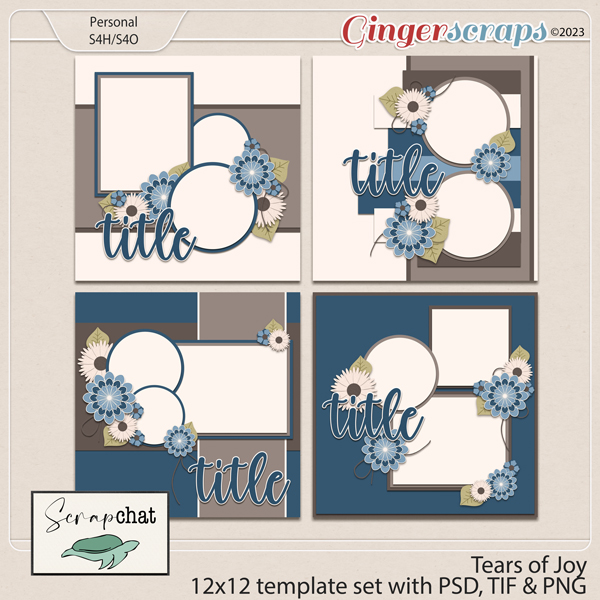 Tears of Joy Template Set by ScrapChat Designs