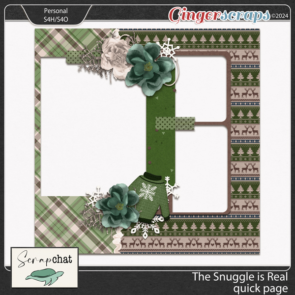 The Snuggle is Real Quick Page by ScrapChat Designs