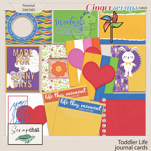 Toddler Life Journal Cards by ScrapChat Designs